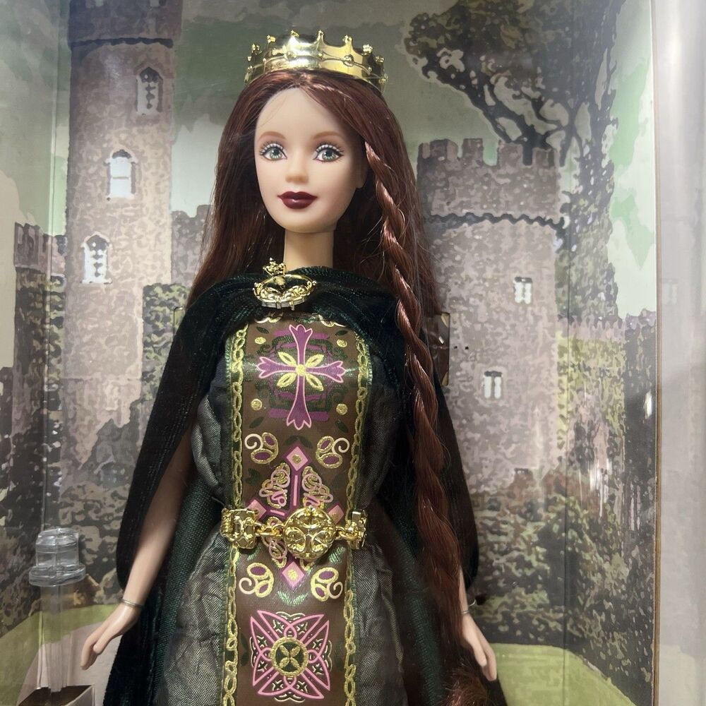 2001 Princess of Ireland Barbie Doll DOTW The Princess Collection #53367 NRFB